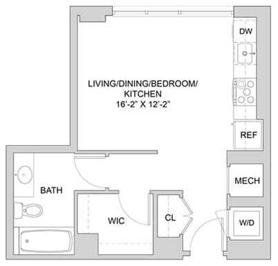 Floorplan - The Modern at Art Place