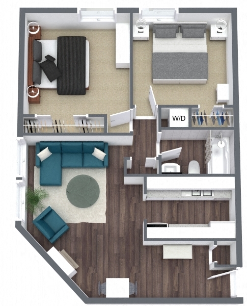 Floorplan - The Dexter Apartments