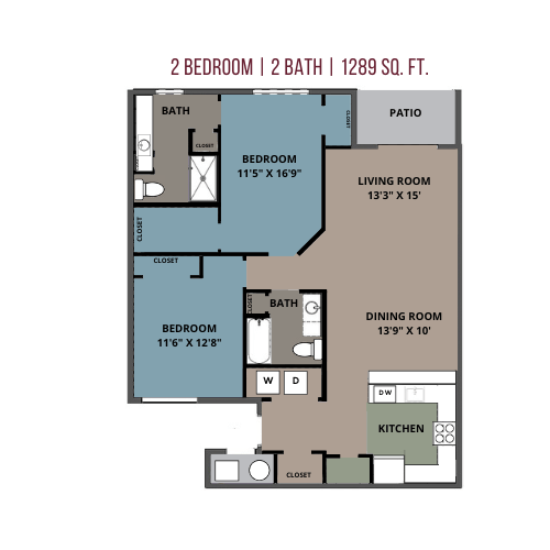 Floorplan - Ponds at Village Green