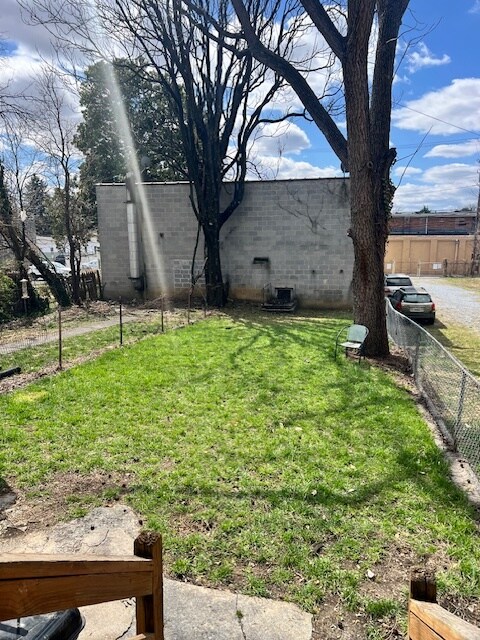 Rear yard - 113 E Franklin St