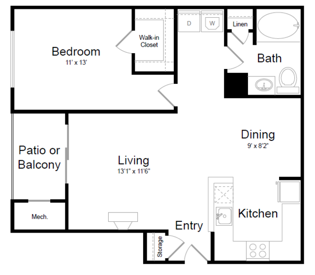 Floorplan - Elme Dulles