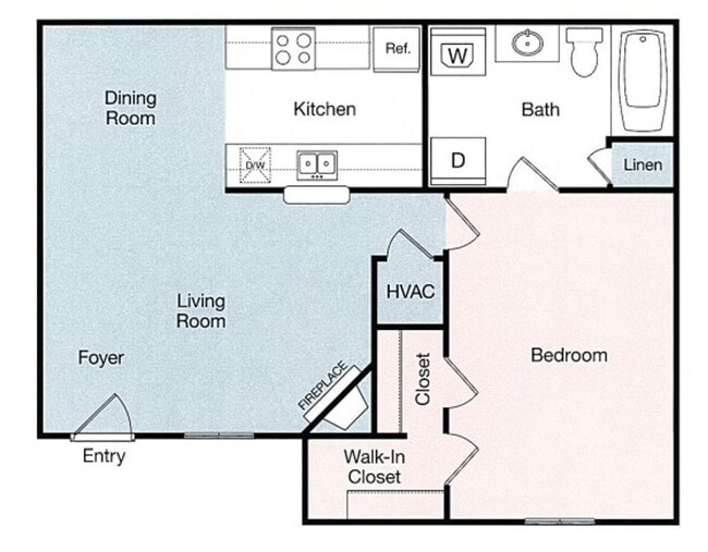 Floorplan - 12th and Renaissance Apartments