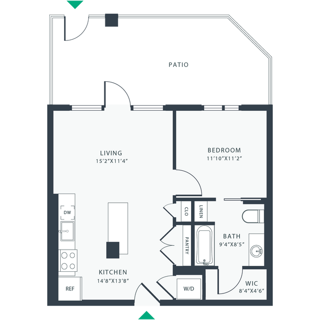 Floorplan - Link Apartments® Four12