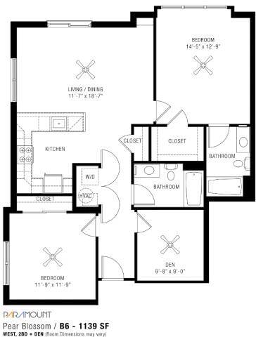 Floorplan - Paramount & Majestic at Spectrum Town Center