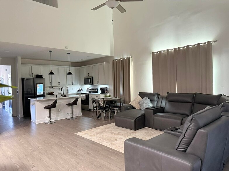 Kitchen and living room - 199 Kirkland St