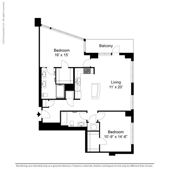 Floorplan - 2001 Clarendon Blvd