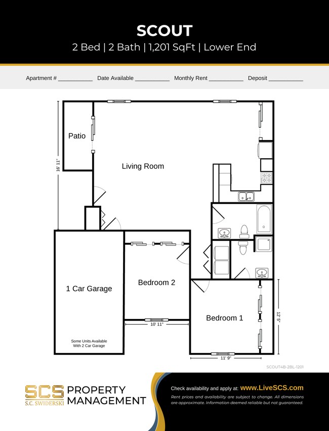 Floorplan - Northside Estates Apartment Community