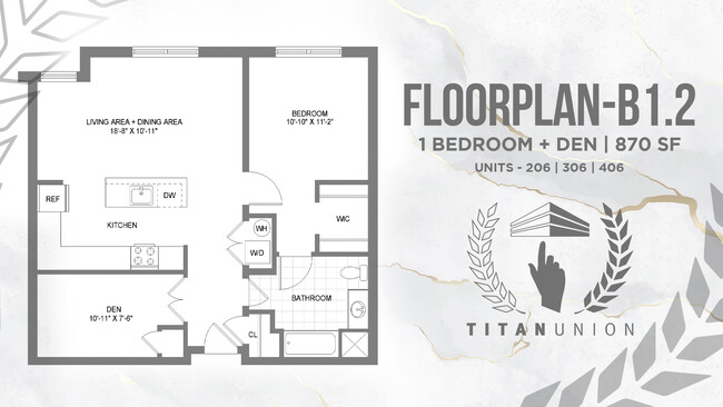 Floorplan - Titan Union Luxury Apartments