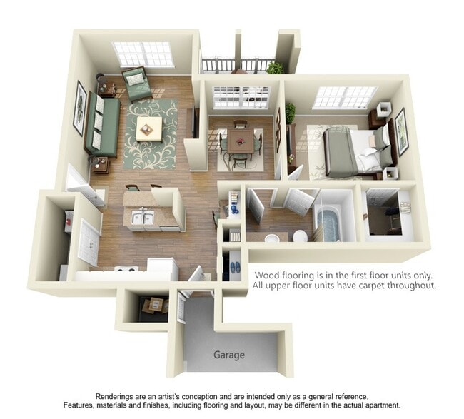 Floorplan - Cypress Lake at Stonebriar Apartments