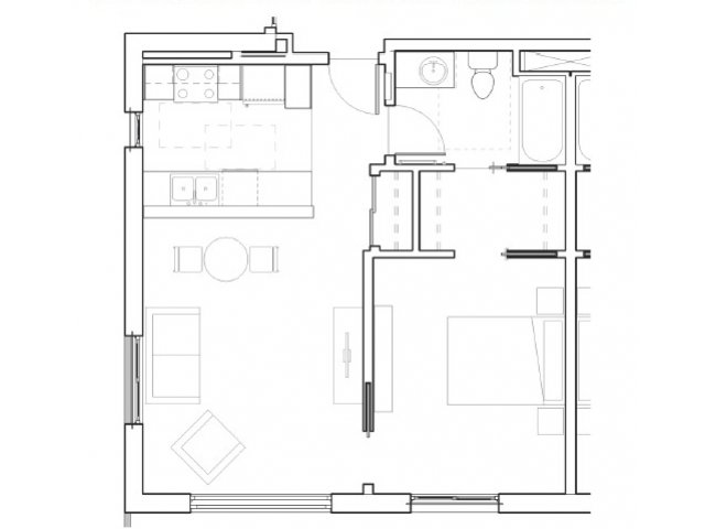 One Bedroom/One Bath - Town Center Station