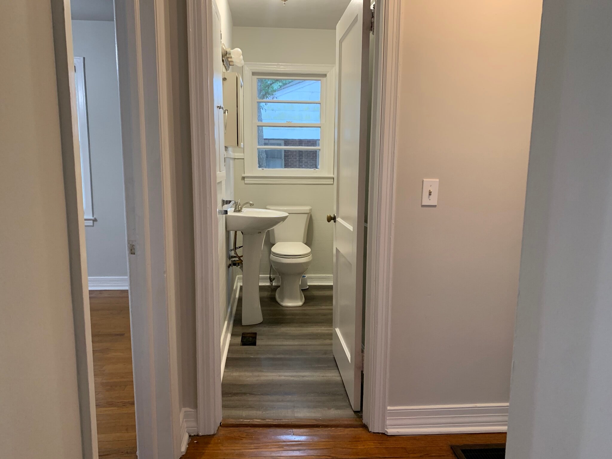 Entry to Bathroom from Hallway - 111 Cannon Dr