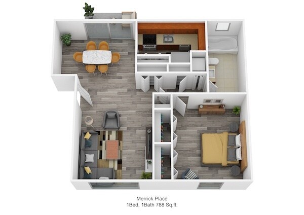 Floorplan - Merrick Place