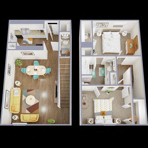 Floorplan - La Bella Apartments