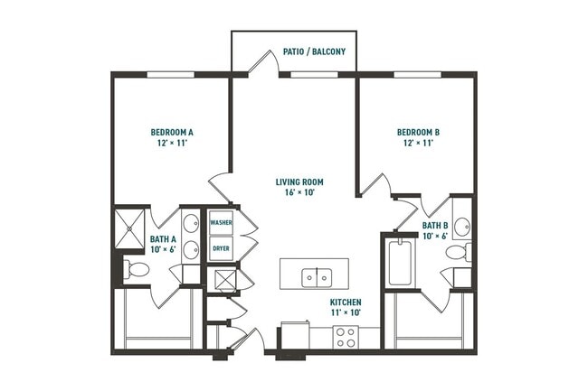 Eclipse 2x2 999-unfurnished - Northside Apartments