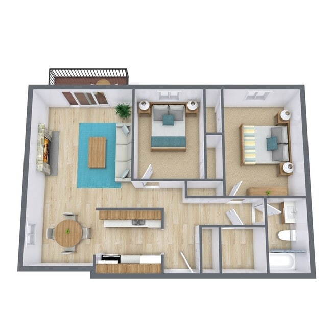 Floorplan - Prairiewood Courts