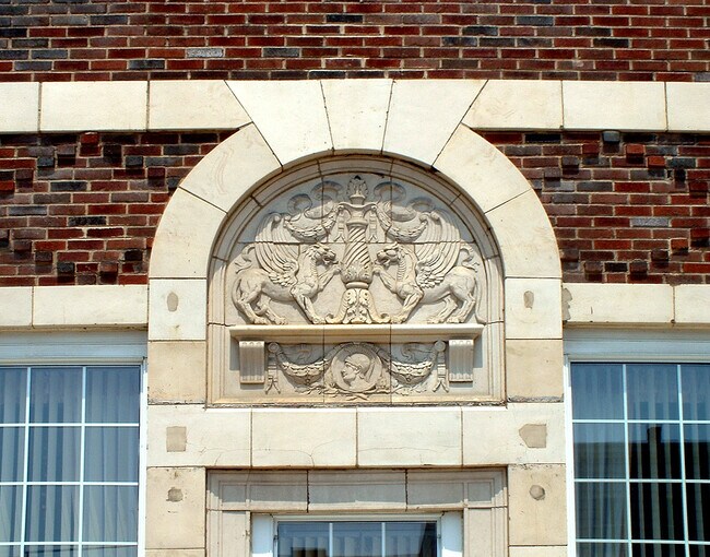 Detail on Centre Street facade - Ashland High Rise