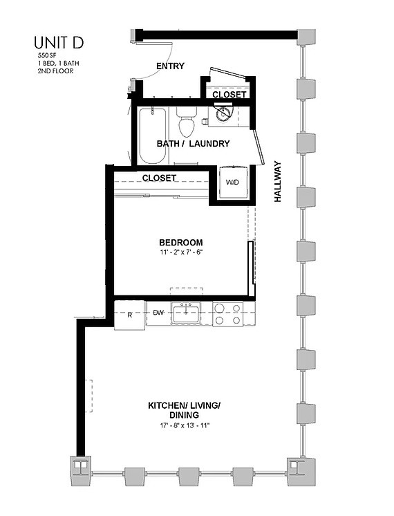 Floorplan - The Brenton Lofts