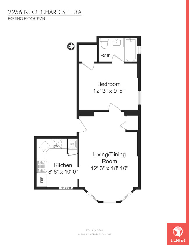 Floorplan - 2256-2258 N Orchard Street