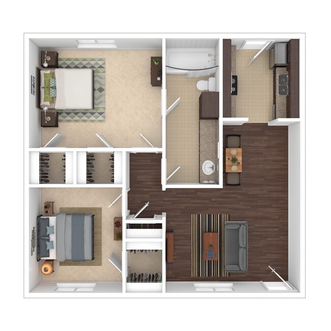 Floorplan - Oaks at Spring Valley