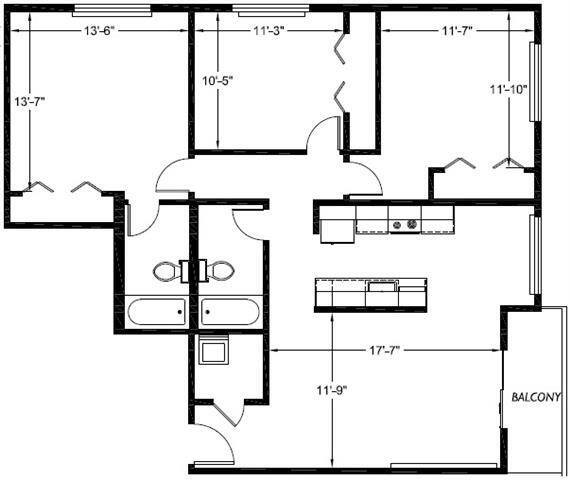 Floorplan - Union 18