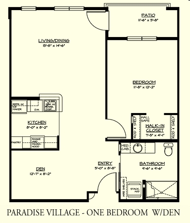 1BR/1BA - Paradise Village