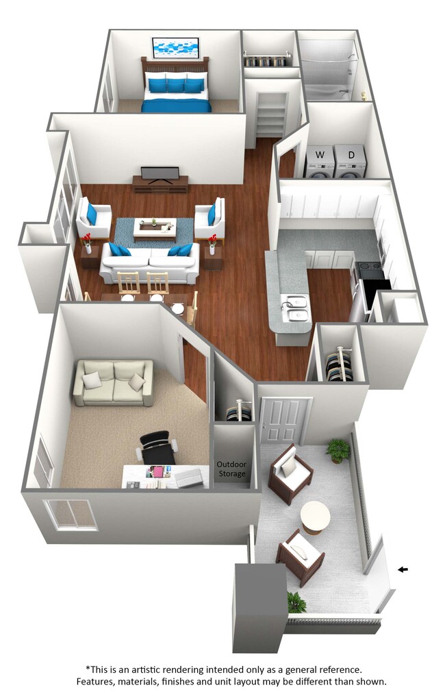 Floorplan - University Ridge Apartments