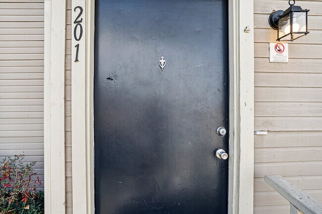 Front door - Evergreen Townhomes