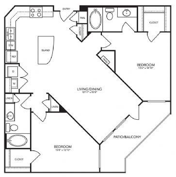 Landmark On Lovers - B5 - 2 Beds - 2 Baths - 1126 Sq. ft. - Landmark On Lovers