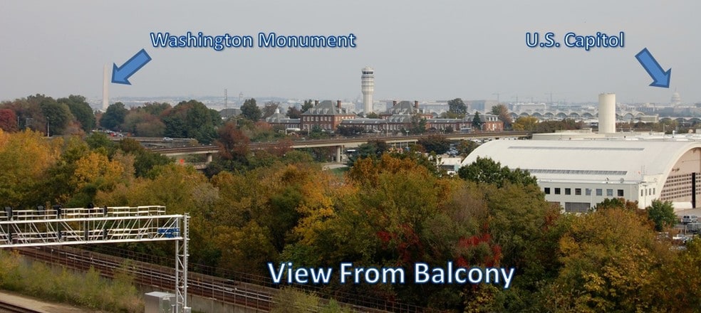 View from Large Balcony - 3650 S Glebe Rd