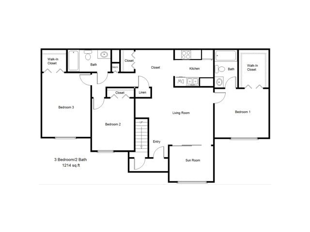 3BR/2BA - Whistler's Green Apartment Homes