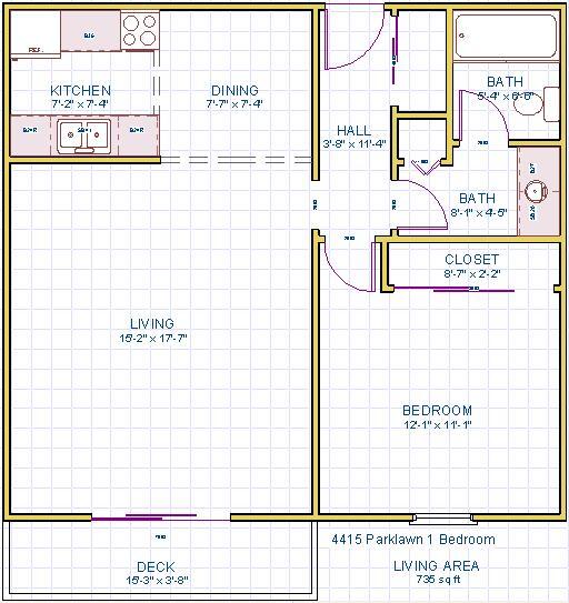 Floorplan - Chalet Apartments
