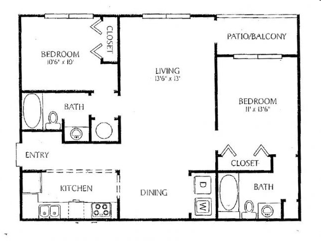 2BR/2BA - Wildwood at Stone Mountain