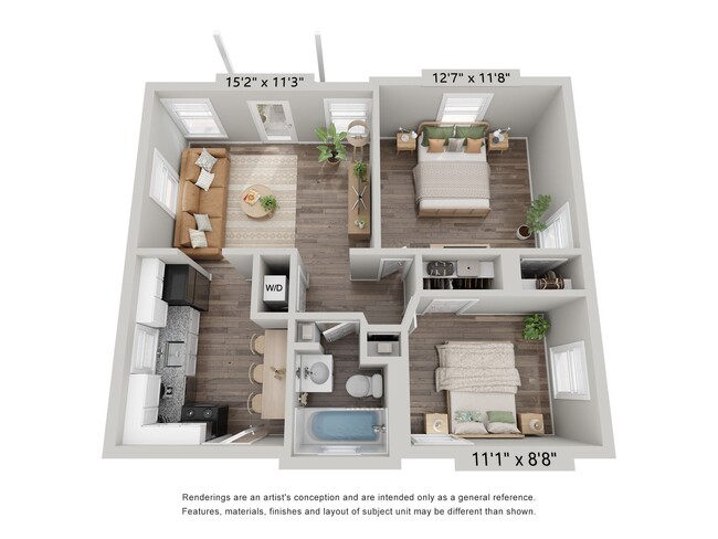 2 Bed House at 1705 Tyler - Park Northside Apartments