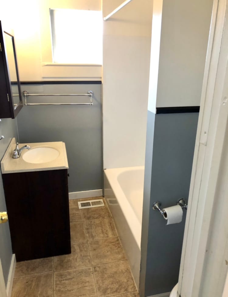 Main, full bath - 601 J Street