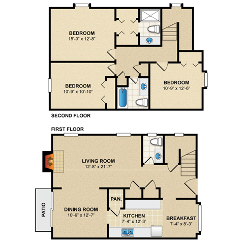 Floorplan - Louisburg Square Apartments & Townhomes