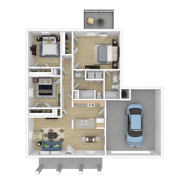 Floorplan - Parkridge Apartments