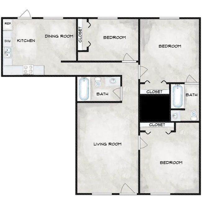 TPA_3Bed2Bath.png - The Park Apartments