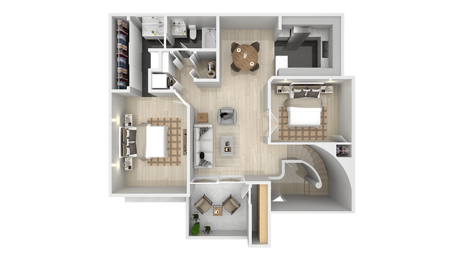 Floorplan - The Resort at Encinitas Luxury Apartment Homes