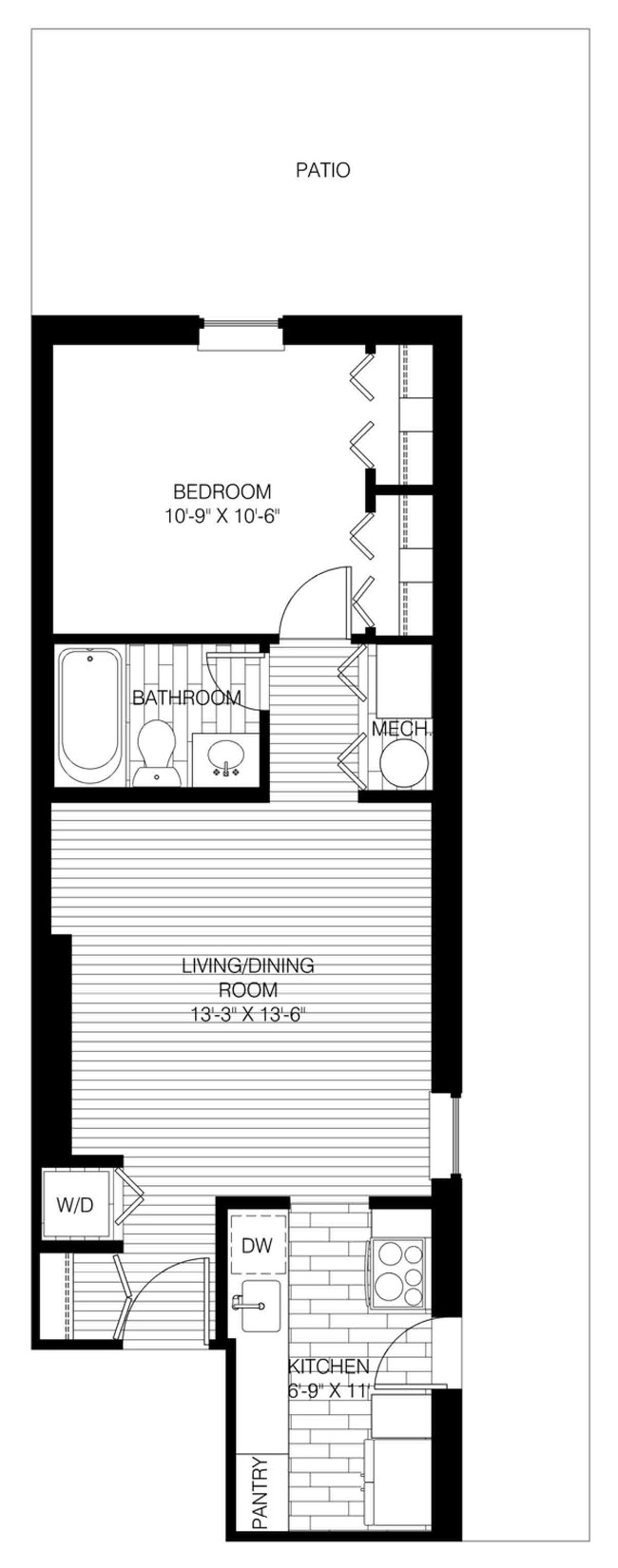 Floorplan - Trinity Row