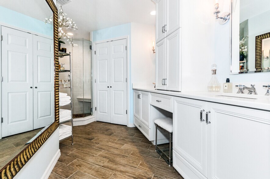double sink and shower in master - 253 Barefoot Beach Blvd