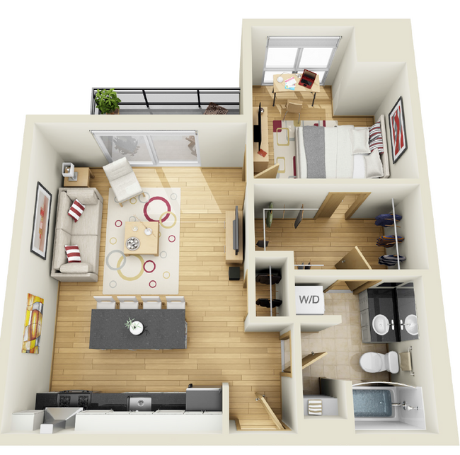 Floorplan - Solhavn Apartments