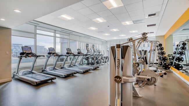 Check out our abundance of cardio and weightlifting equipment. - Waterside Place by Windsor