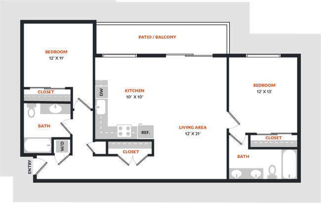 Floorplan - McClellan Terrace