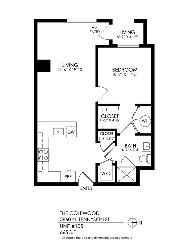 Floorplan - Colewood Apartments