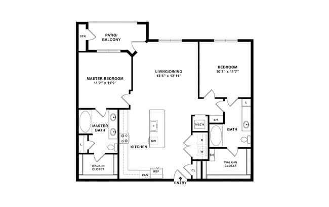 Floorplan - Windsor Lakeyard District