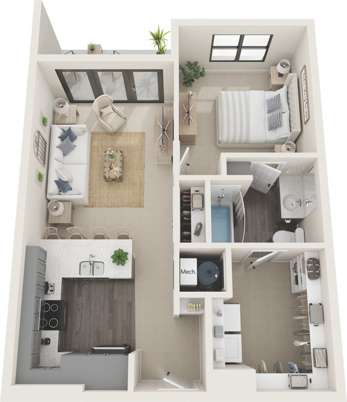 Floorplan - Gaston at North End