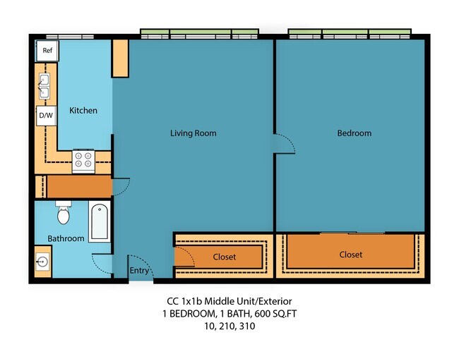 Floorplan - Carolina Court Apartment Homes