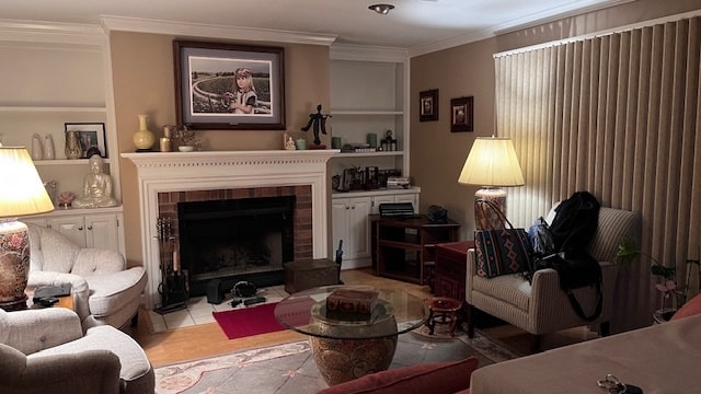 Living room with log burning fireplace - 305 Archers Mead