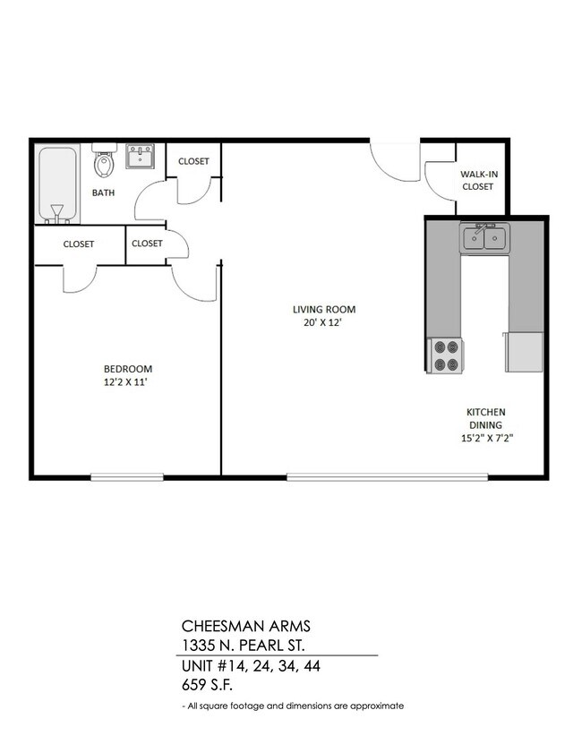 Floorplan - Cheesman Arms
