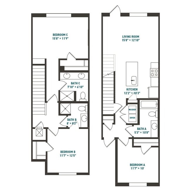 Horizon Plus 3x3 1430 - Northside Apartments